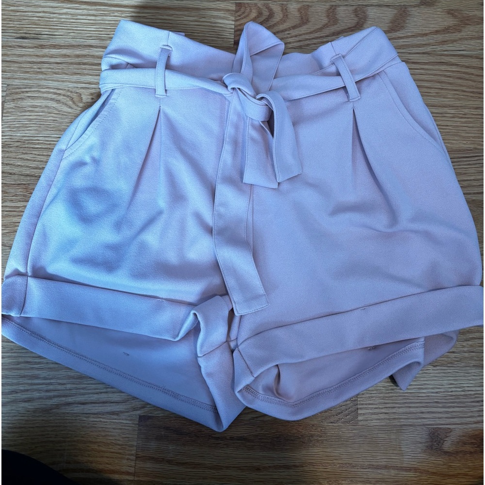 Light pink flowy shorts